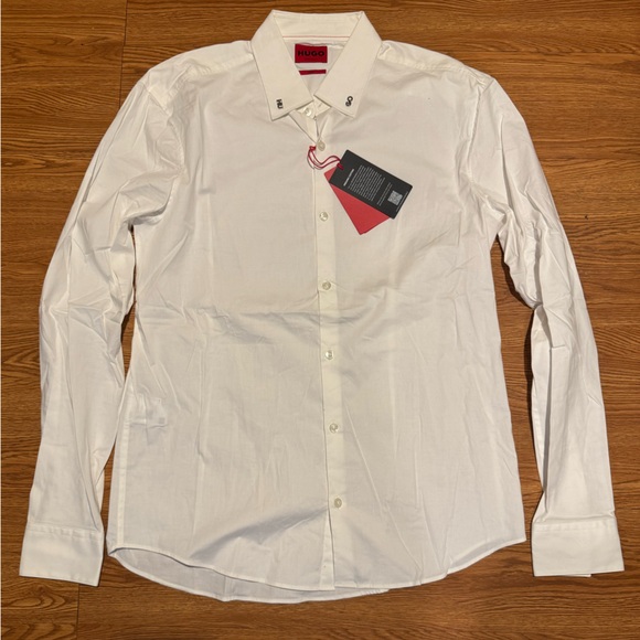 HUGO  Dress Shirt with Silver Accents - Picture 1 of 3